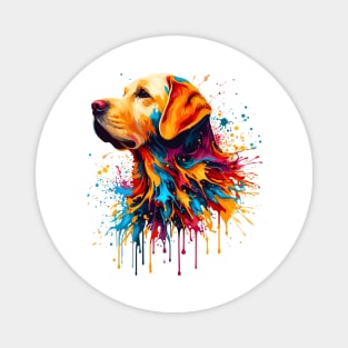 Golden Retriever Dog Colors Magnet